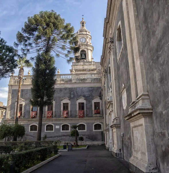 Vista Centro Histórico Ciudad Catania Sicilia Italia — Foto de Stock