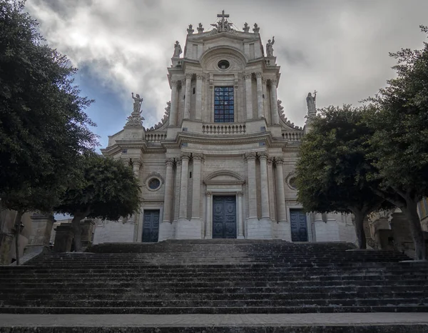 Vista Sul Centro Storico Modica Sicilia Italia — Foto Stock