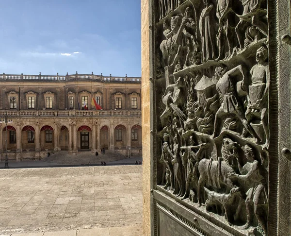 Vue Sur Centre Historique Noto Sicile Italie — Photo