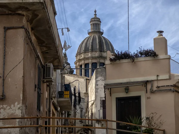 Vista Sul Centro Storico Ragusa Sicilia Italia — Foto Stock