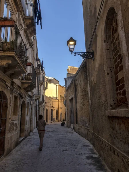 Vista Centro Histórico Ciudad Siracusa Sicilia Italia — Foto de Stock