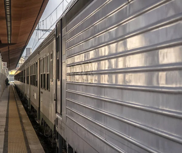 Transport Ferroviaire Arrière Plan Touristique Pour Voyage Aventure — Photo
