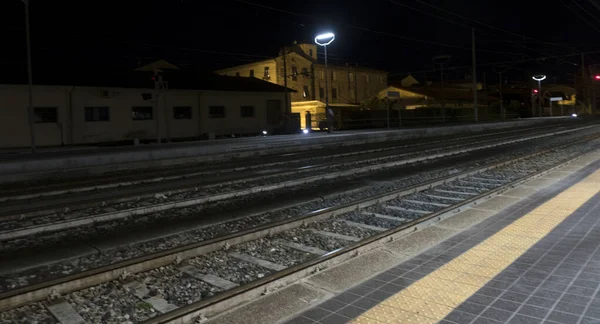 Demiryolu Hattının Manzarası Demiryolu Taşımacılığı — Stok fotoğraf