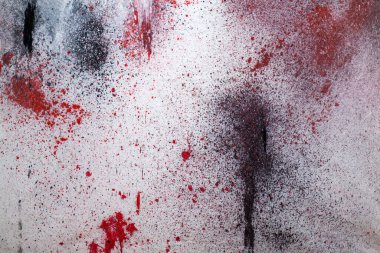 Renkli boya sıçramalarının soyut arkaplanı.