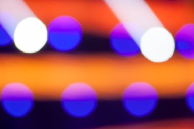 Işıklar bulanık bokeh, renkli ışık çemberleri soyut arkaplan.