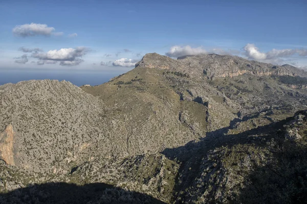 Paisaje Insular Vista Edificios Históricos Panorama Del Paisaje Marino Mallorca — Foto de Stock