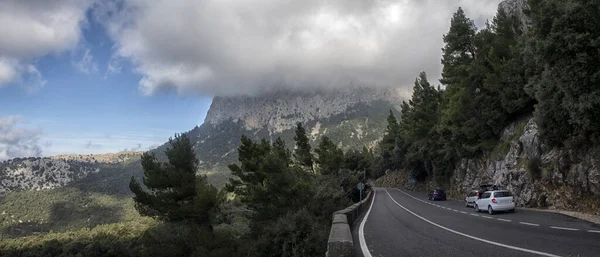 Paisaje Insular Vista Edificios Históricos Panorama Del Paisaje Marino Mallorca —  Fotos de Stock