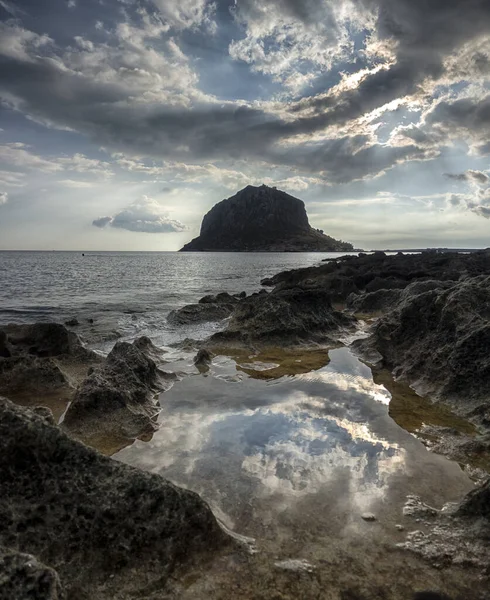 Landschaft Meerpanorama Peloponnes Halbinsel Griechenland Wunderschöne Küste Mittelmeer — Stockfoto