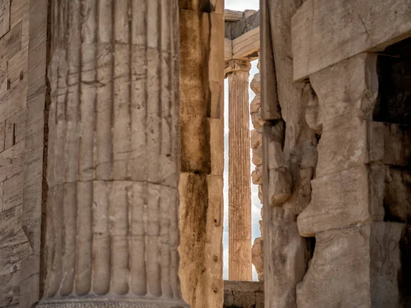 Detalle Arquitectura Del Templo Antiguo — Foto de Stock
