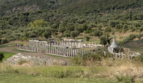 Panoramic View Ancient Messini Archaeological Site South Peloponnese Greece — Stock Photo, Image