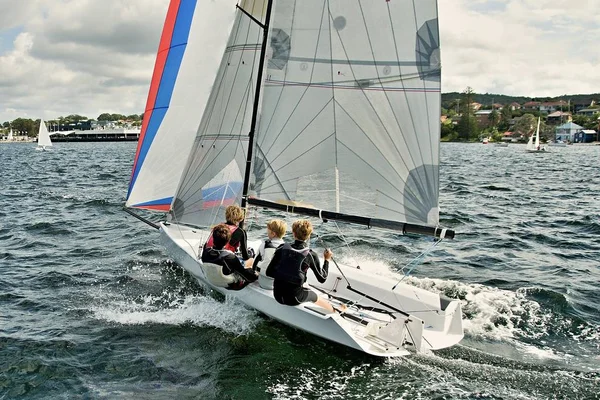 Mistrzostwa młodzieży w żeglarstwie 3. — Zdjęcie stockowe