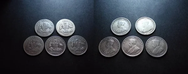 Vintage Australian Silver Coins.
