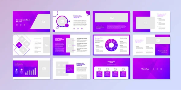 Minimale Dia Presentatie Achtergrond Template Template Voor Bedrijfspresentatie — Stockvector