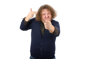 El silah. Adam ve ciddi bir iş.