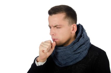 Soğuk. Adam öksürük.