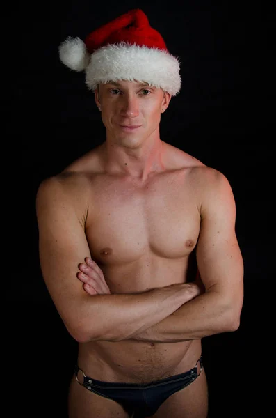 Smiling sexy santa — Stock Photo, Image