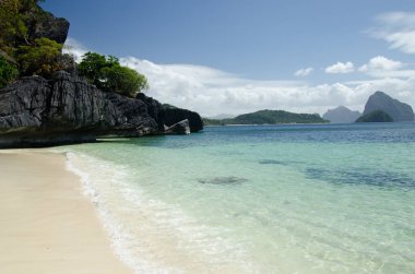 Beautiful beach. Philippines. clipart