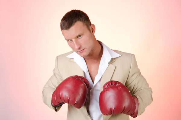 Business and success. Office fight. — Stock Photo, Image