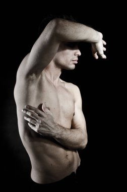 İyi geceler. Seksi bir adam. Üzüntü ve keder. 