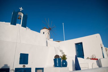 Yunanistan'da tatil. Santorini Adası. 