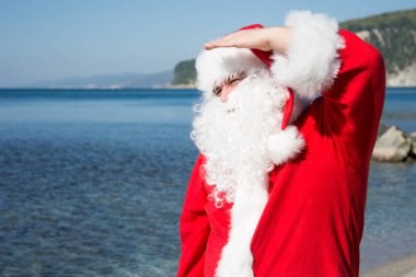 Komik Noel Baba ve spor.