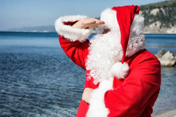 Engraçado Papai Noel Esporte — Fotografia de Stock