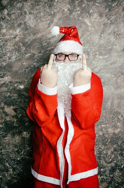 Buon Cristmas Macchina Cucire Babbo Natale — Foto Stock