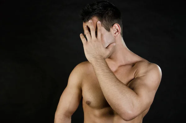 Salud Atención Masculina Joven Chico Atractivo —  Fotos de Stock