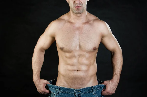 Dieta Estilo Vida Saludable Hombre Atractivo —  Fotos de Stock