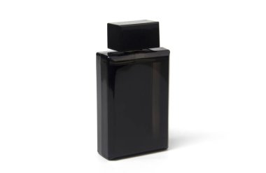 Beyaz üzerine tek dekoratif parfüm.