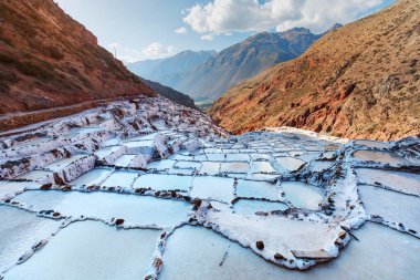 Maras 'taki tuz madenleri, Salineras, Kutsal Vadi, Peru