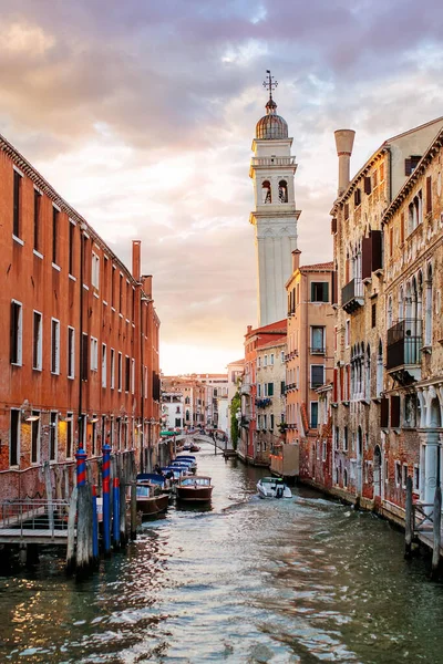 Venedig Klassiska Små Kanaler — Stockfoto