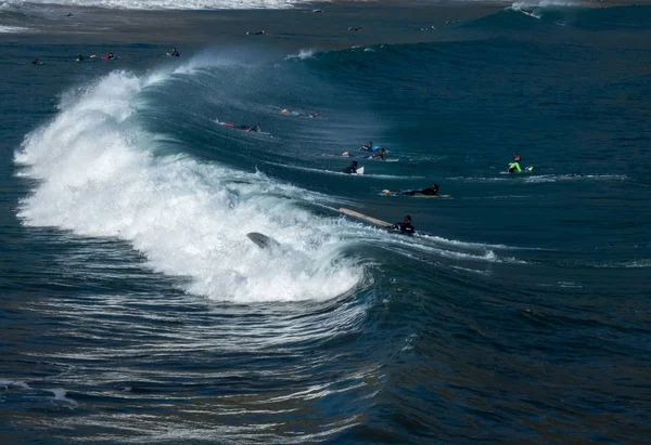 Islares, España, 29 de septiembre de 2019 Wide surf beach of Islares wi — Foto de Stock