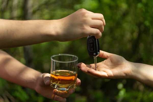 Concept Safe Driving Sober Driver Designated Driver Service — Stock Photo, Image