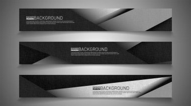 Soyut afiş arkaplan koleksiyonu. Geometrik şekiller gri ile örtüşüyor. grafik tasarımının vektör illüstrasyonu