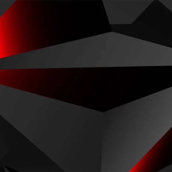 Abstrakter Vektor geometrischer Hintergrund. dunkelroter Vektor polygonal — Stockvektor