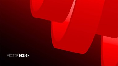 Soyut geometrik vektör arkaplanı. Üst üste binen ve ışıldayan üç boyutlu şekiller. Duvar Kağıdı, Banner, Arkaplan, Kart, İniş Sayfası vs. için Vektör İllüstrasyonu