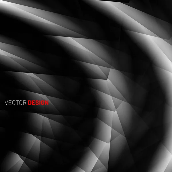 Abstrakter Vektorhintergrund. sich überlappende Schattenformen. 3D-Design-Technologie — Stockvektor