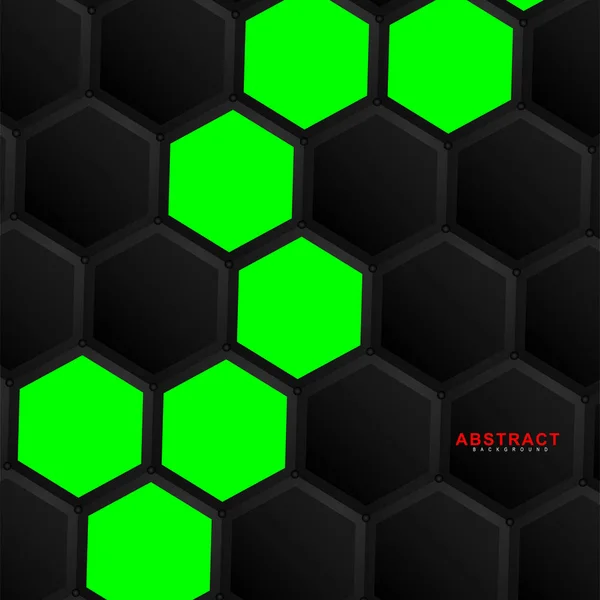Vetor abstrato fundo geometria hexagonal. Polígono de superfície p — Vetor de Stock