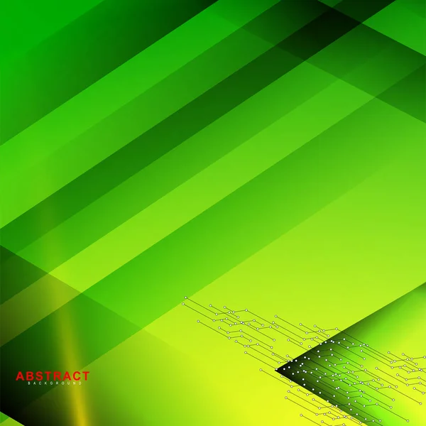 Abstracte vector geometrische achtergrond. ontwerp groene kleur vorm . — Stockvector