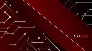 Soyut vektör arkaplanı. Teknolojinin tasarım unsuru. Vektör
