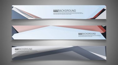 Vector material design banner background. Abstract creative concept graphic layout template.
