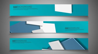 Vector material design banner background. Abstract creative concept graphic layout template.