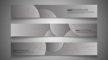 Vector material design banner background. Abstract creative concept of business modern graphic layout template.