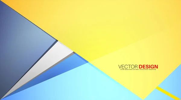 Vector material design background. The concept of creative abstract graphic layout — Stock vektor