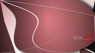 Vektör tasarım arka planı. Yaratıcı soyut dalga konsepti şablonu.