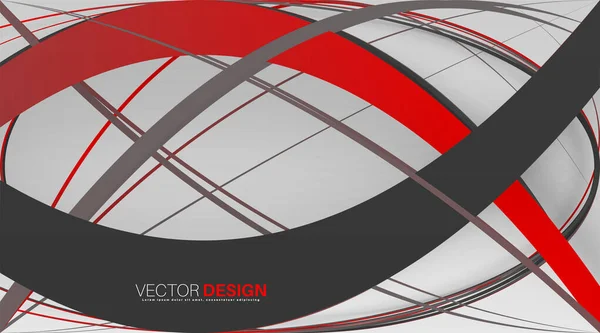 Vector ontwerp achtergrond. Creatieve polygon abstracte lijn concept lay-out template. — Stockvector