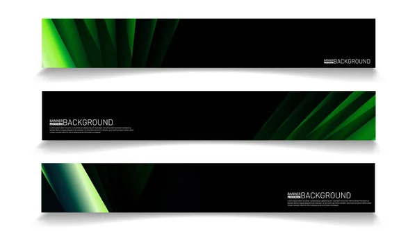 Moderne Banner Achtergrond Abstracte Vector Template Ontwerp — Stockvector