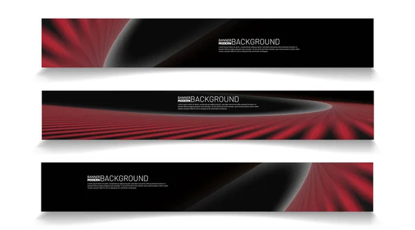 Moderne Banner Achtergrond Abstracte Vector Template Ontwerp — Stockvector