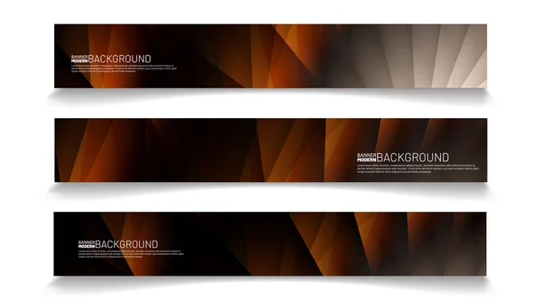 現代のウェブバナーの背景 抽象ベクトルテンプレートデザイン 光の効果イラスト — ストックベクタ
